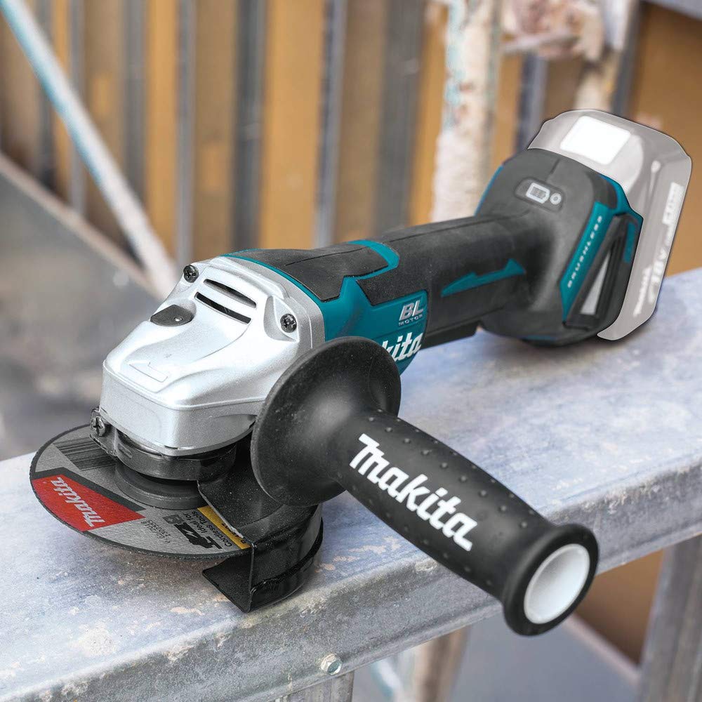 Makita XAG11Z 18V LXT Lithium-Ion Brushless Cordless 4-1/2”/ 5" Paddle Switch Cut-Off/Angle Grinder, with Electric Brake, Tool Only