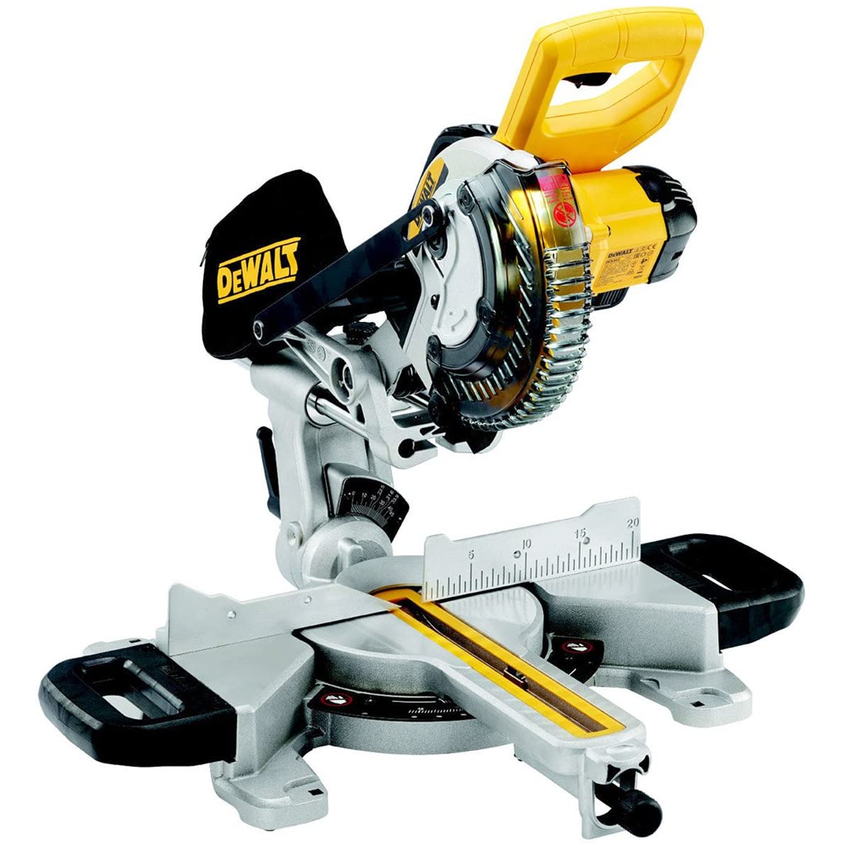 DeWalt DCS365N 18V 184mm Cordless Slide Mitre Saw with 2 x 5Ah DCB184 Batteries