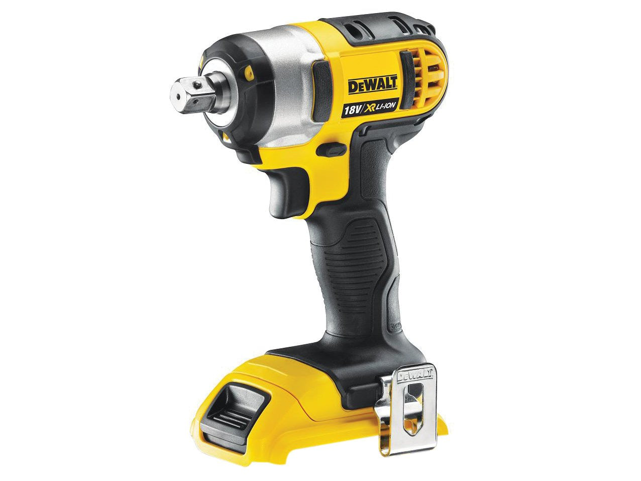 DEWALT DCF880N-XJ 18V XR Lithium-Ion Body Only Compact Impact Wrench, Yellow/Black, 3.94 cm*9.61 cm*6.3 cm