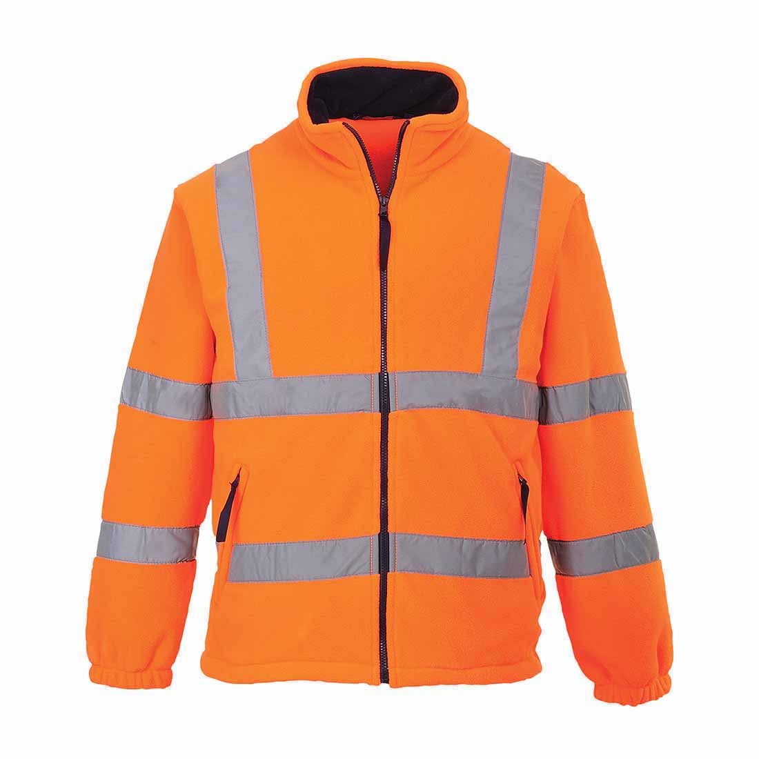 Portwest F300 Reflective Durable Hi-Vis Fleece Orange, X-Small