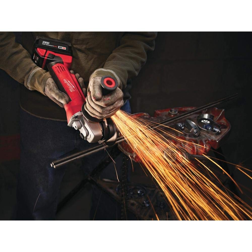 Milwaukee HD18AG402 M18 Angle Grinder with 2 x 4.0Ah Batteries