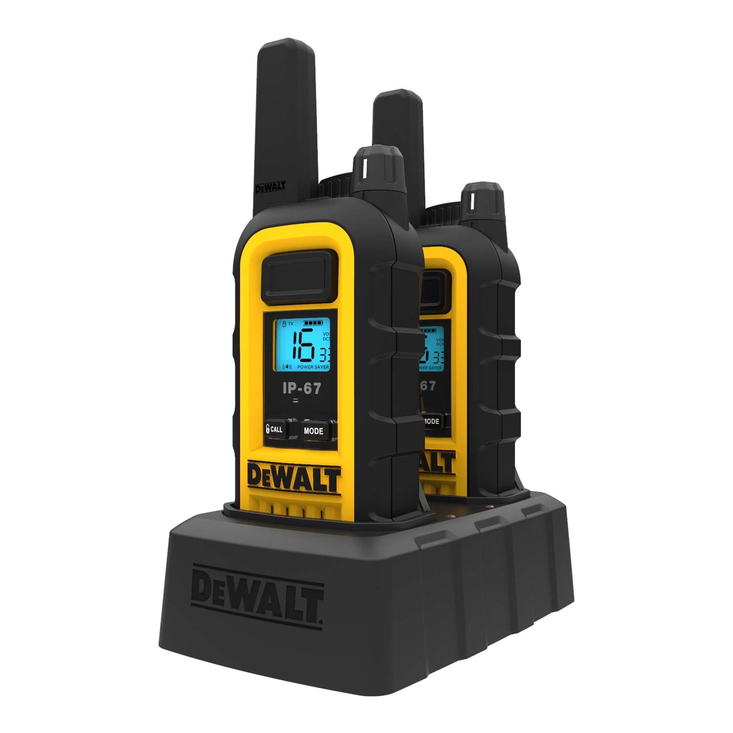 DEWALT DXPMRCH6-800 6 Port Charger for DXPMR800 Walkie Talkie Two-Way Radios - Charges 6 Walkie Talkies simultaneously