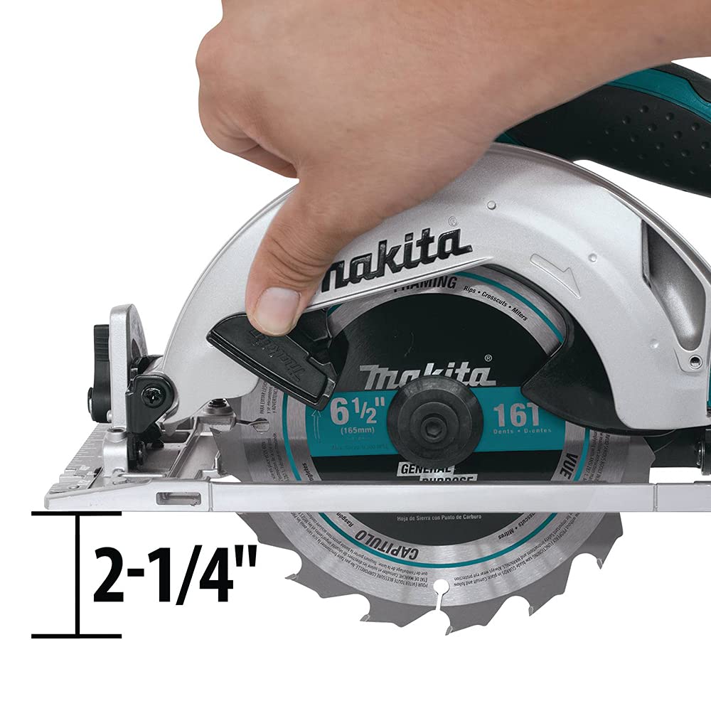 Makita DSS611Z 18V Li-Ion LXT 165mm Circular Saw - Batteries and Charger Not Included & DTM51Z Multi-Tool, 18 V,Blue