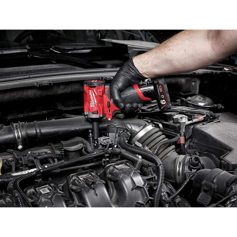 Milwaukee M12 FIW38-622X Fuel™ Impact Wrench Kit 12V 1 x 2.0Ah & 1 x 6.0Ah Li-ion