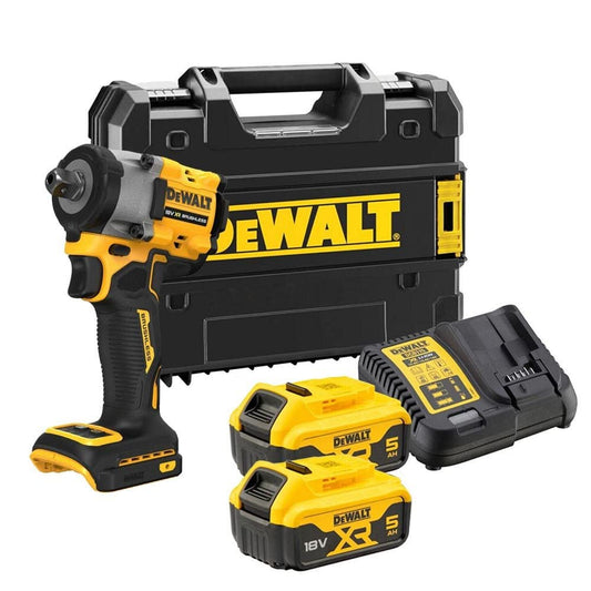 Dewalt Dcf922P2T-Qw 18V 5.0Ah Dual Battery Li-Ion Charged Nut Tightener