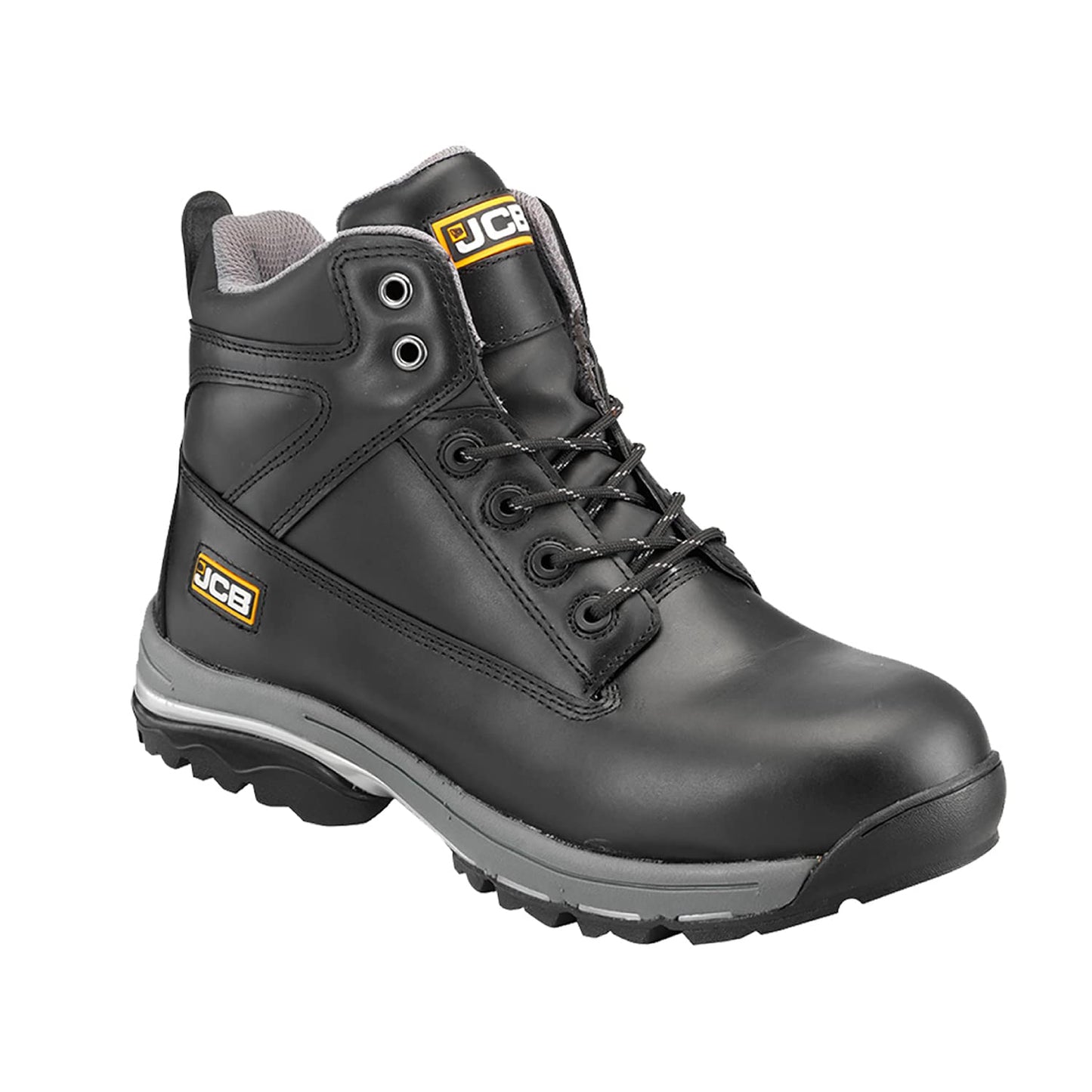 JCB - Men's Safety Boots - Workmax Chukka Work Boots - Nubuck - Durable and Protective - Ideal for Work Environments Workwear - Size 8 UK, 42 EU - Brown