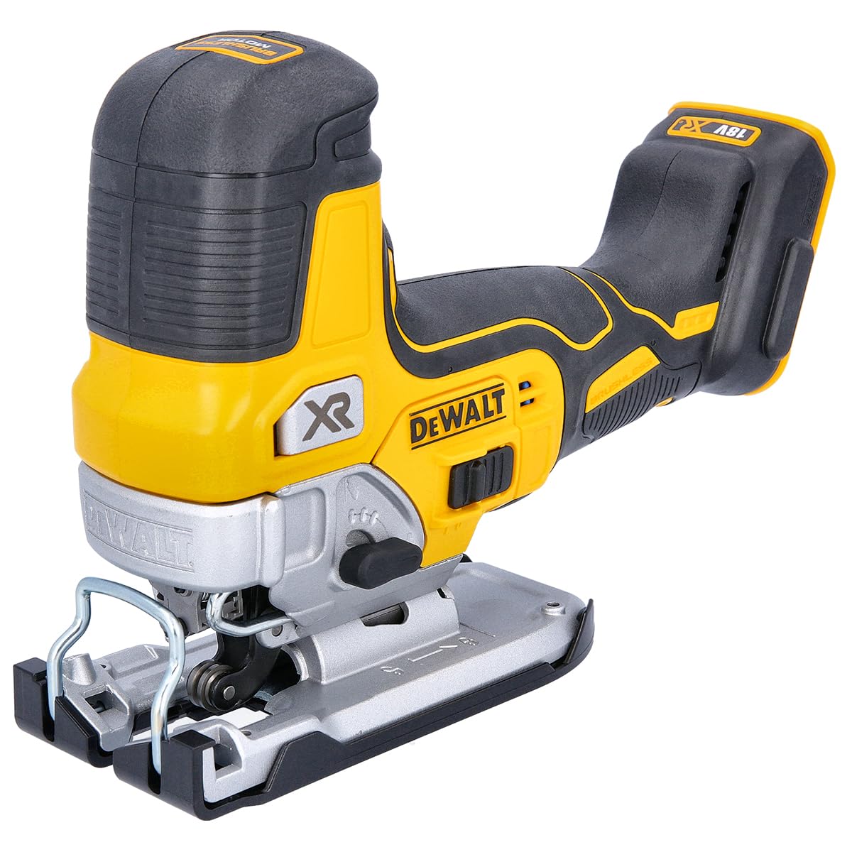 DeWalt DCS335N 18V Brushless Grip Jigsaw with 2 x 5.0Ah Batteries & Charger in Case