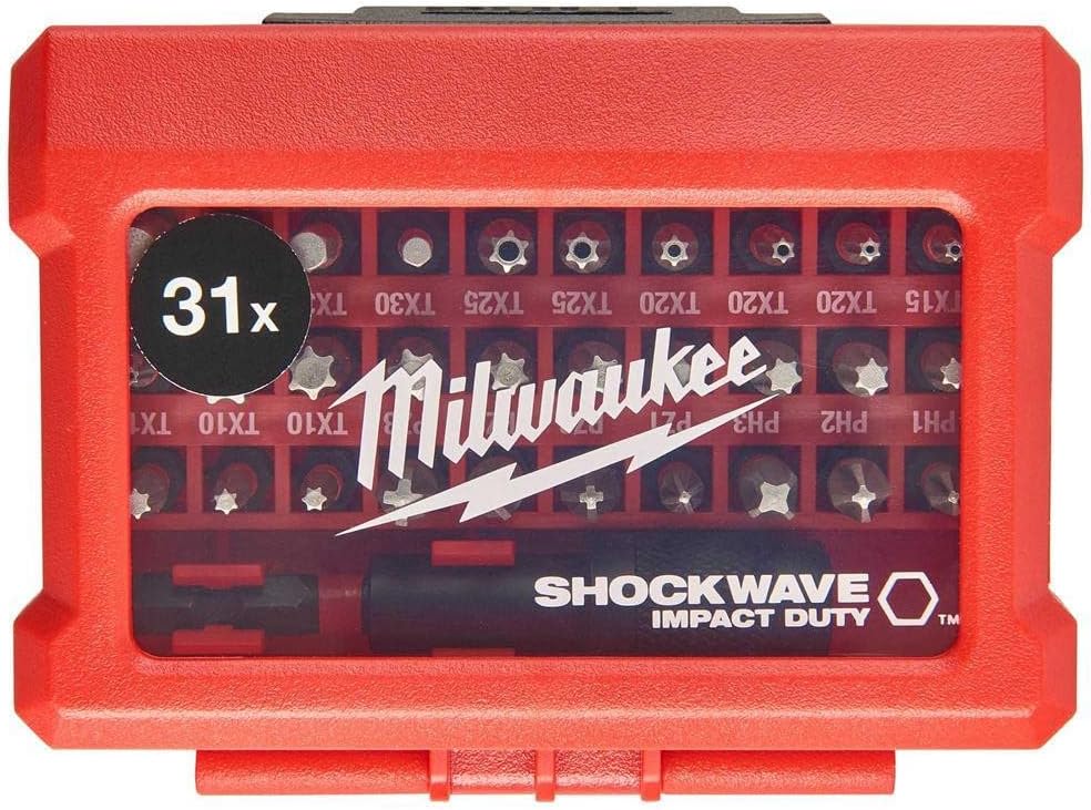 Milwaukee 4932472060 31 Piece Shockwave Screwdriver Bit Set