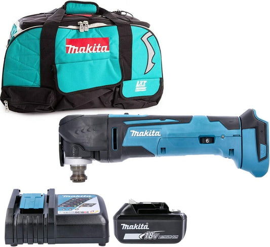 Makita DTM51Z 18v Multi-Tool Keyless with 1 x 5Ah Battery, Charger & LXT400 Bag