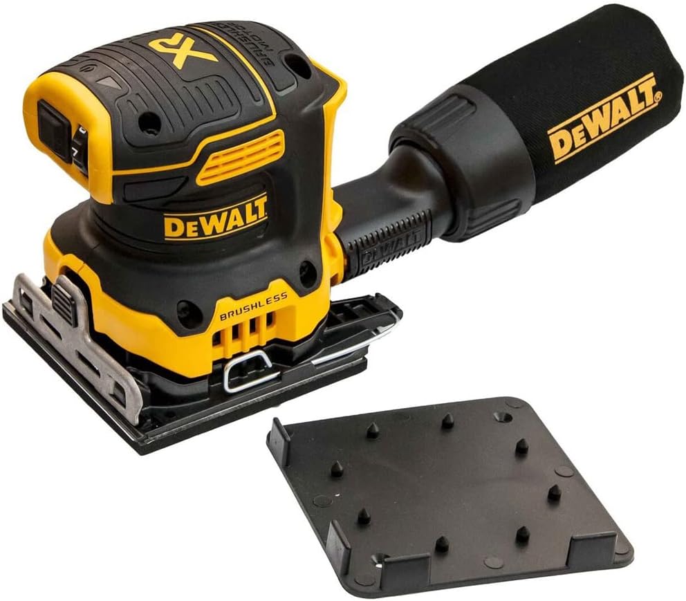 Dewalt DCW200N 18V XR Brushless 1/4 Sheet Palm Sander with 1 x 4.0Ah Battery