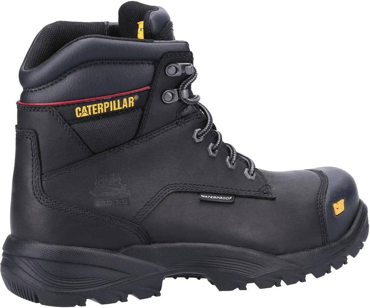 Caterpillar Spiro Waterproof Safety Boot Black UK 9 Black UK 9 Black Boots