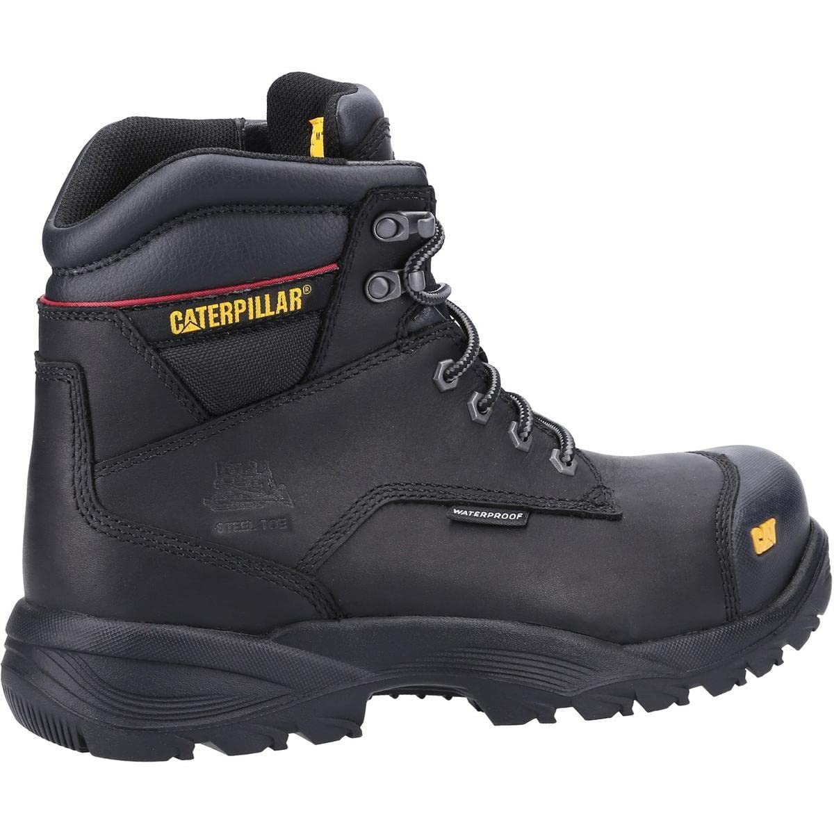 Caterpillar Spiro Waterproof Safety Boot Black UK 10 Black UK 10 Black Boots