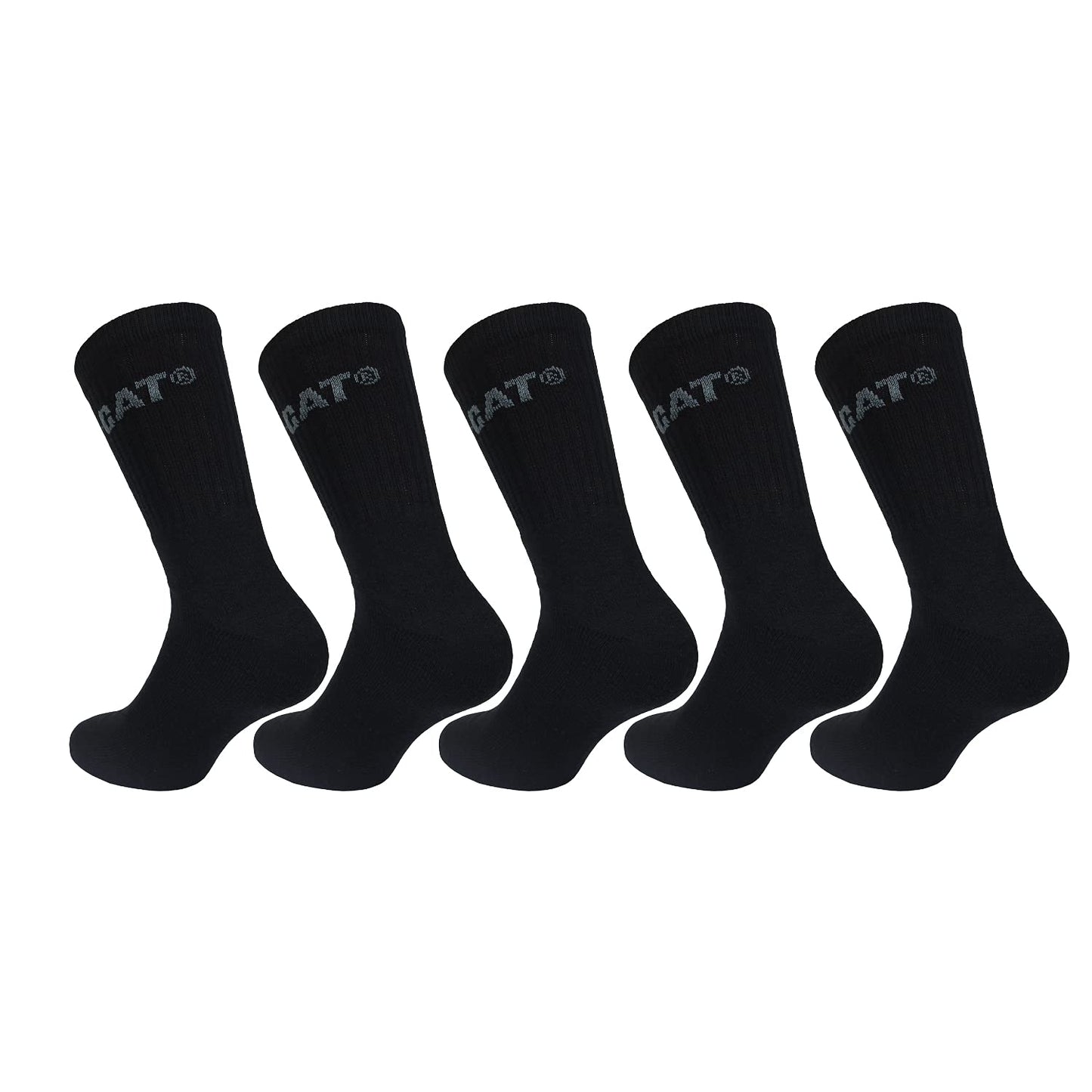 Caterpillar Performance Socks 5 pairs of men's socks, excellent quality cotton yarn, terry insole and instep, reinforced toe and heel