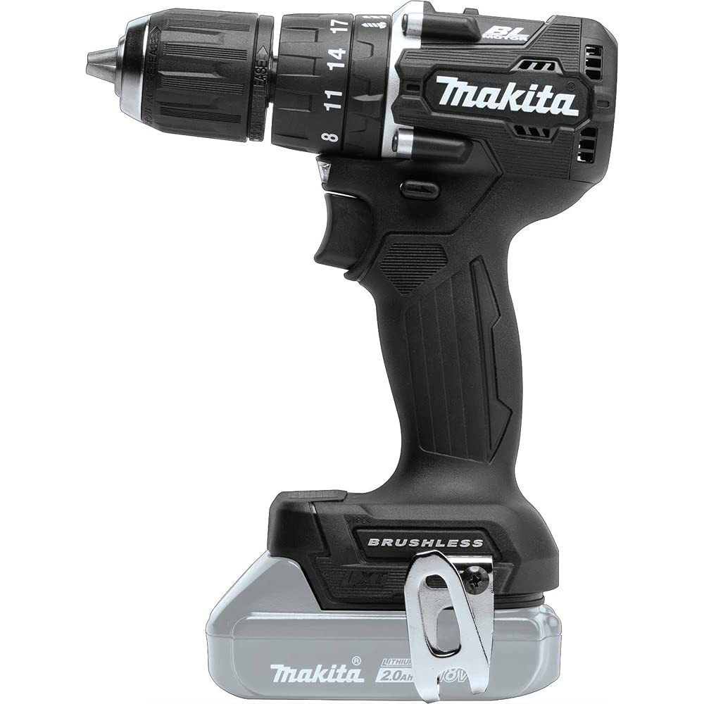 Makita XPH15ZB 18V LXT Lithium-Ion Sub-Compact Brushless Cordless 1/2" Hammer Driver-Drill, Tool Only, Black