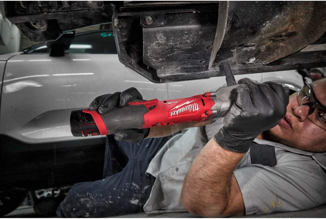 Milwaukee M12 FRAIW 12V 1/2'' Brushless Right Angle Impact Wrench with Friction Ring - Body 4933471699