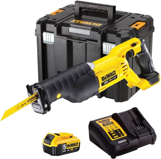 DeWalt DCS380N 18V Reciprocating Saw with 1 x 5.0Ah Battery & Charger in DWST1-71195 Case