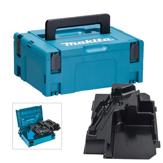 Makita 18v Mini Reciprocating Saw Makpac Tool Case and Inlay for DJR185 DJR183