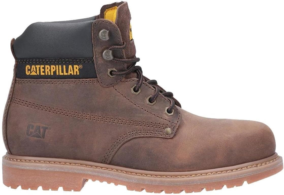 Caterpillar Powerplant Mens Boots Brown 8 UK