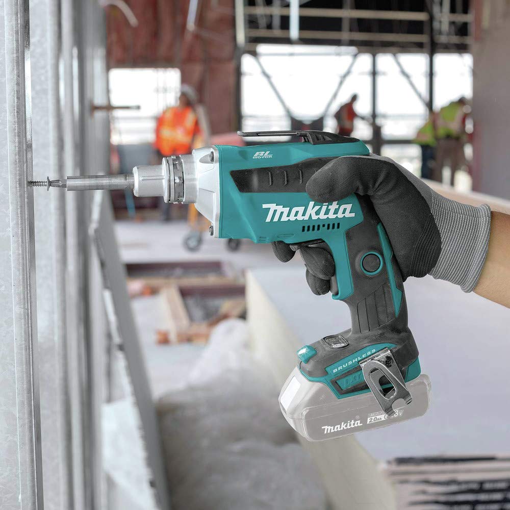 Makita XSF04Z 18V LXT Lithium-Ion Brushless Cordless 2, 500 RPM Drywall Screwdriver, Tool Only