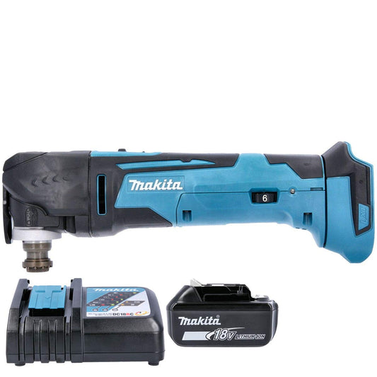 Makita DTM51 18v Multitool Keyless Blade Change with 1 x 6.0 Ah Battery & Charger