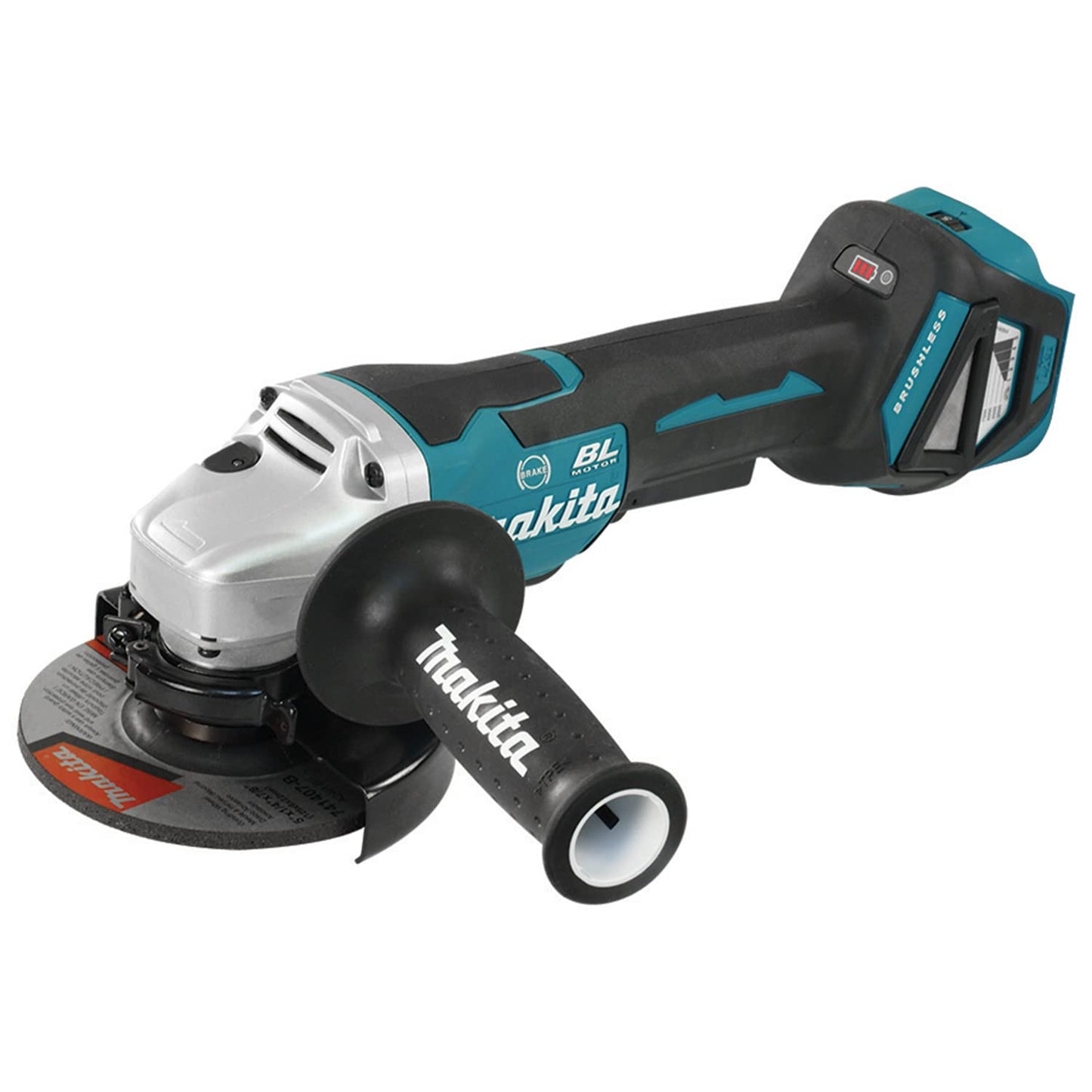 Makita DGA517Z 18V Li-Ion LXT Brushless 125mm Angle Grinder - Batteries and Charger Not Included & DTM51Z Multi-Tool, 18 V,Blue