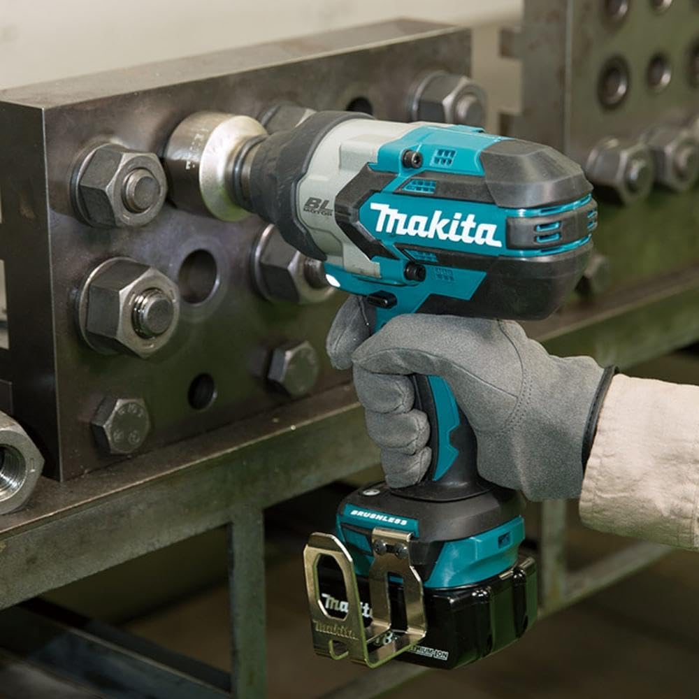 Makita DTW1001Z 18V Li-Ion LXT Brushless Impact Wrench - Batteries and Charger Not Included, Blue, Large