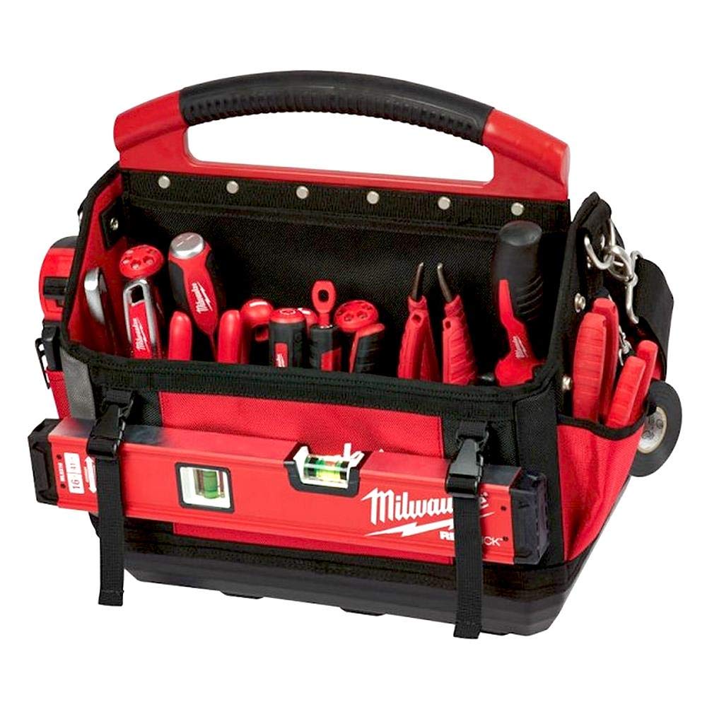 Milwaukee 0 932464084 PACKOUT Tote Tool Bag 25cm, Red