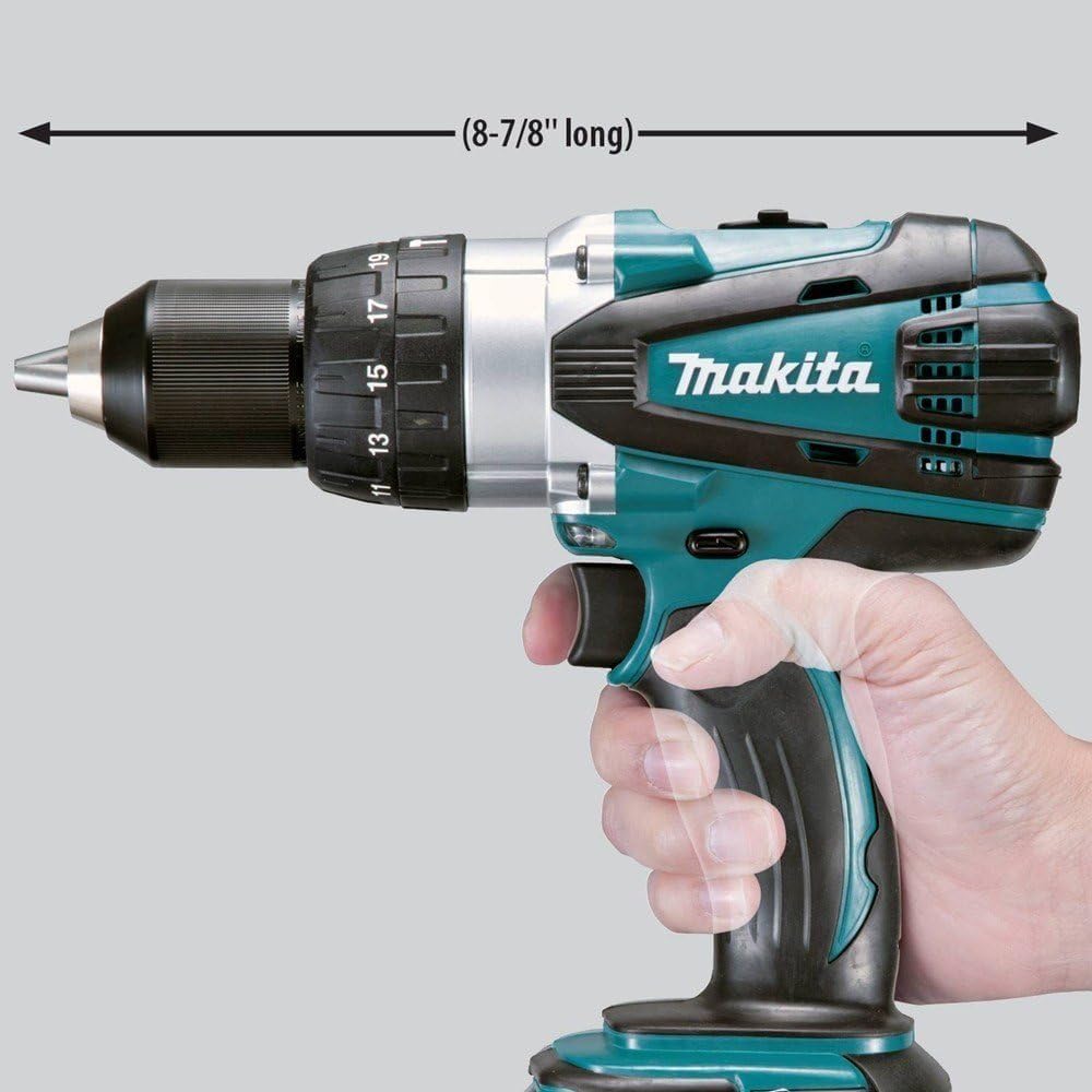 Makita XPH03Z 18V LXT Lithium-Ion Cordless 1/2" Hammer Driver-Drill, Tool Only