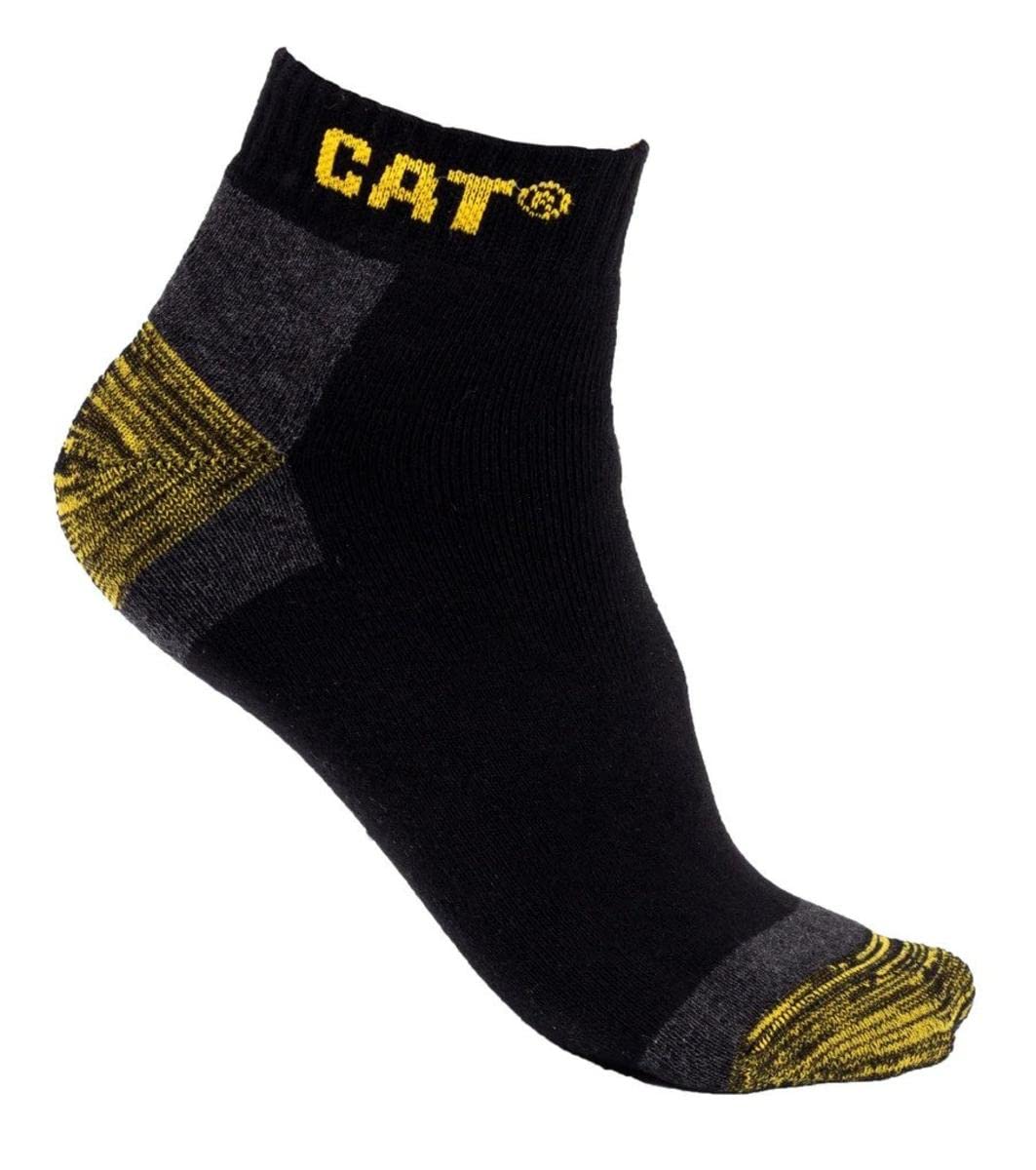 Caterpillar CAT Workwear Mens Premium 3 Pack Pair Trainer Work Socks