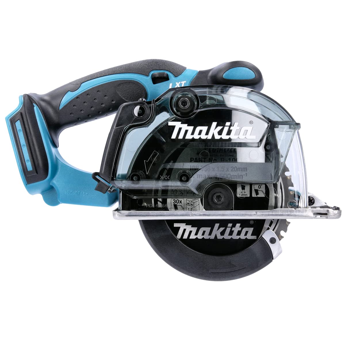 Makita DCS552Z 18V Li-Ion LXT 136mm Metal Saw - Batteries and Charger Not Included & DTM51Z Multi-Tool, 18 V,Blue