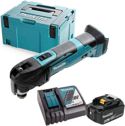 Makita DTM51 18v Multitool Keyless with 1 x 6Ah Battery, Charger & Case