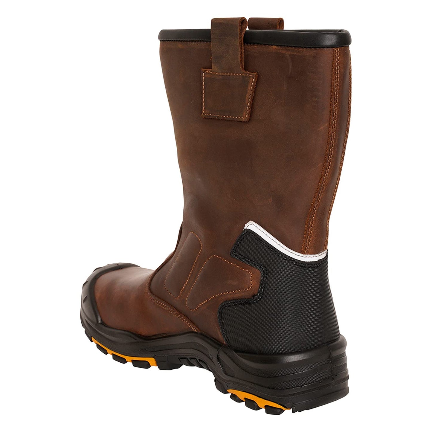 JCB - Denstone Brown Rigger Boot - 100% Metal Free - Boots for Men - Waterproof - Fibreglass Toecap - Men Shoes - Men's Work & Utility Footwear