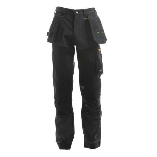 Dewalt Memphis Stretch Trouser 38W 29L Black/Grey