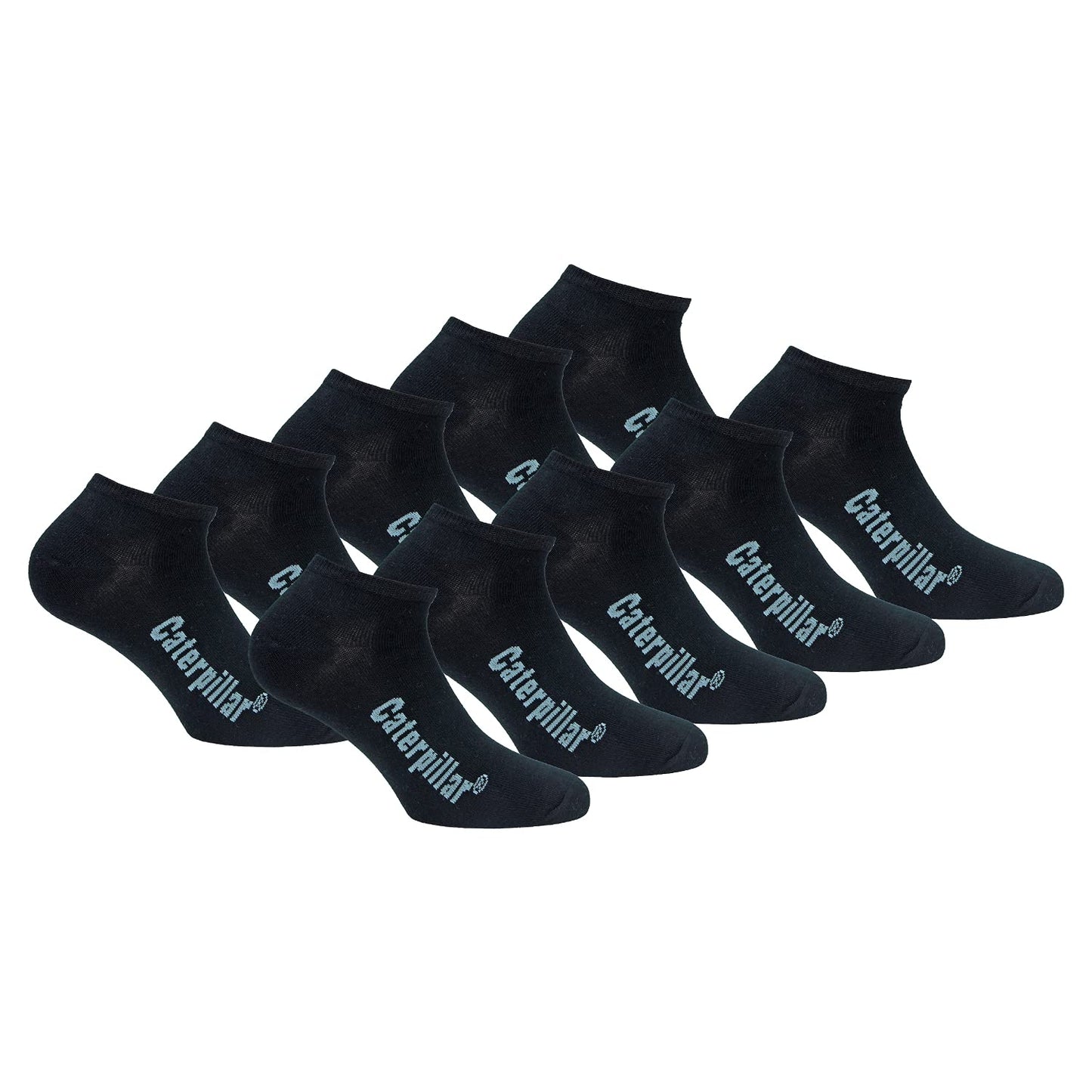 Caterpillar Sneaker 10 Pairs Short socks, ankle height, in combed Cotton