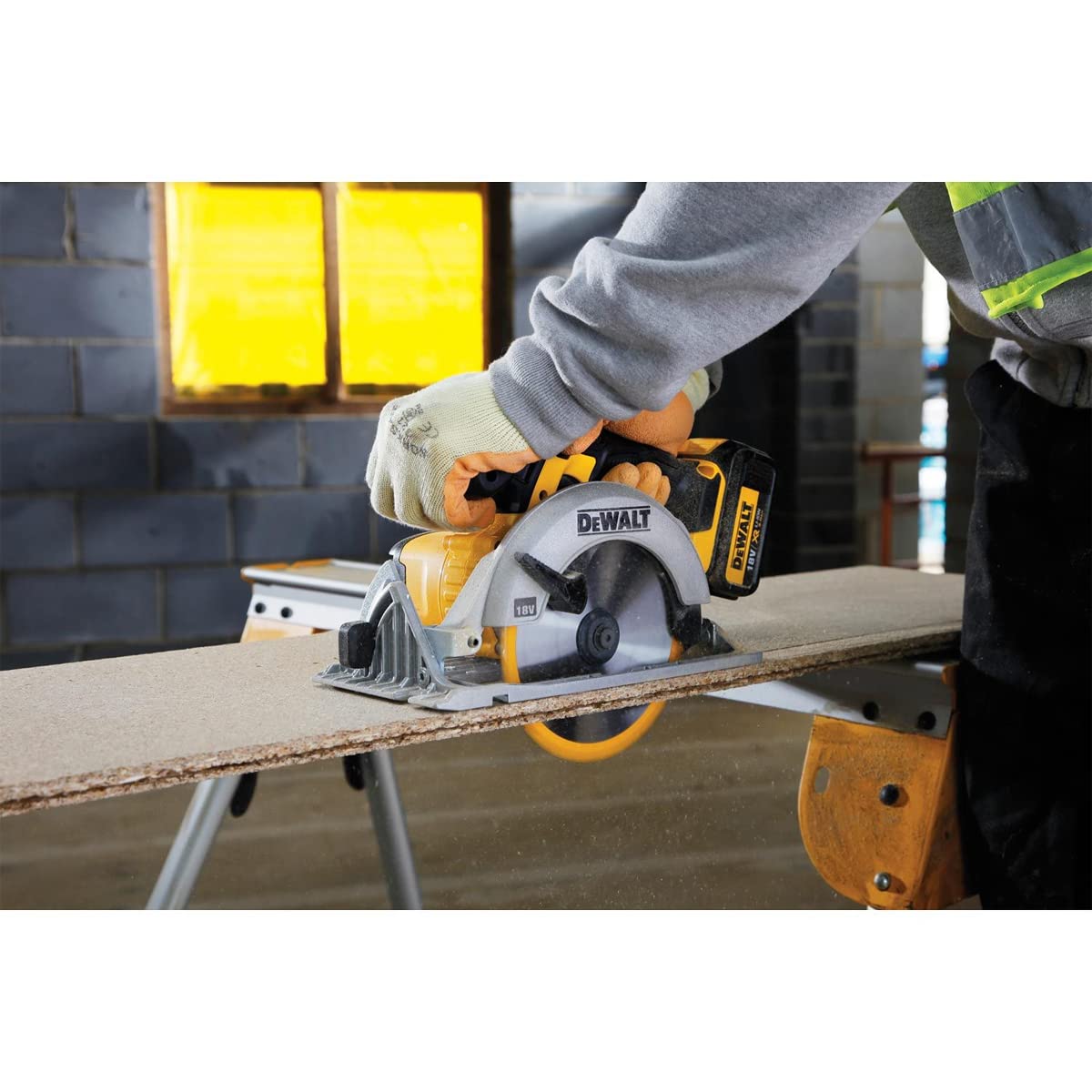 Dewalt DCS391T1 18V 165mm Circular Saw with 1 x 6.0Ah Battery & Charger in Case - Powerful and Durable, Dewalt Circular Saw, Cordless Circular Saw, Power Tools Combo Kits