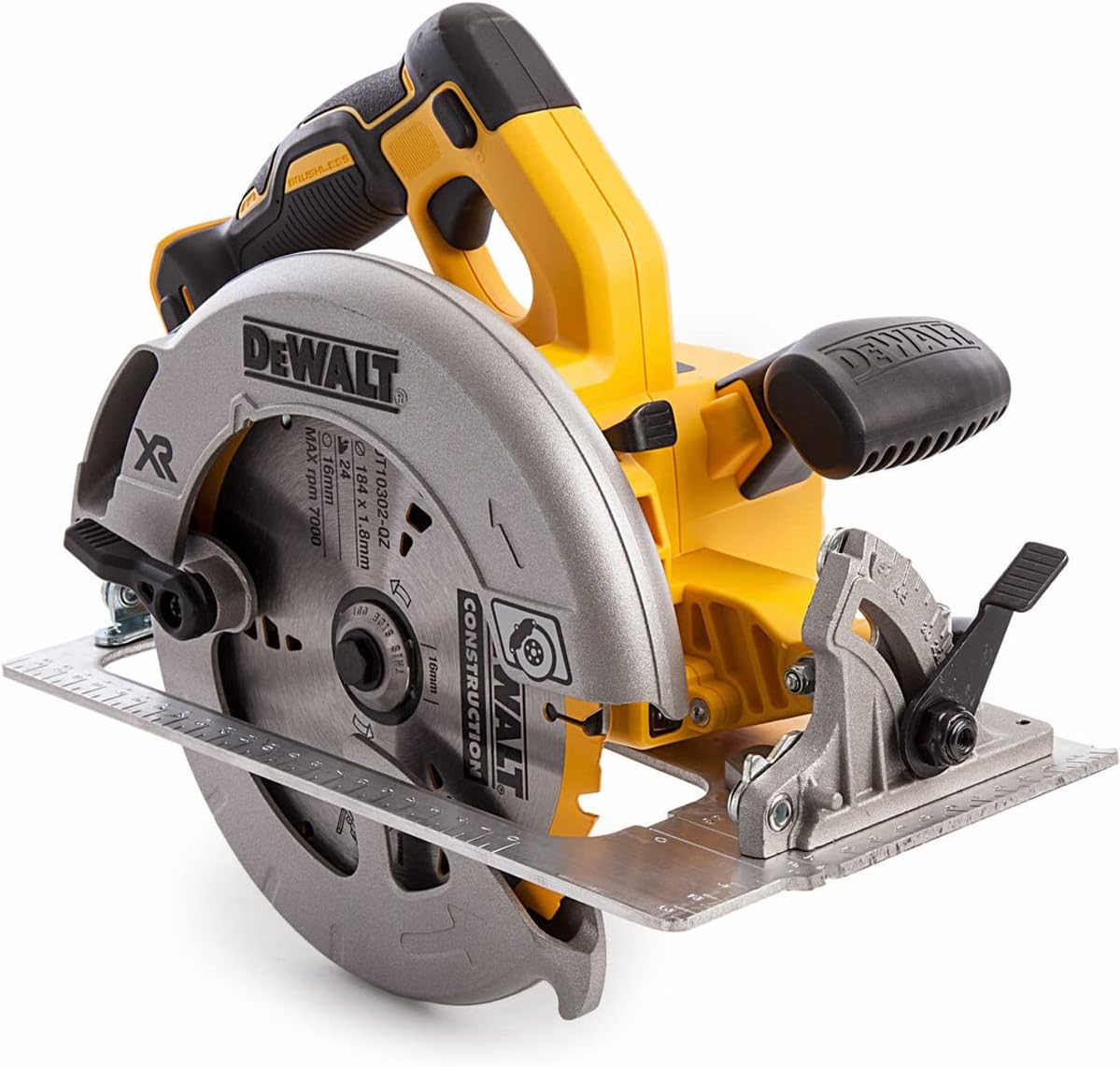 DeWalt DCS570N 18V 184mm Brushless Circular Saw with 2 x 4.0Ah Batteries & Charger