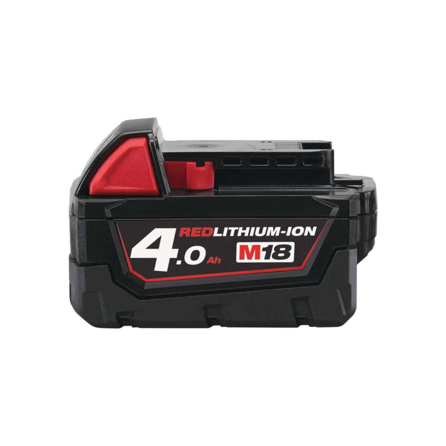 Milwaukee M18B4 4.0Ah Lithium-Ion Battery - Red