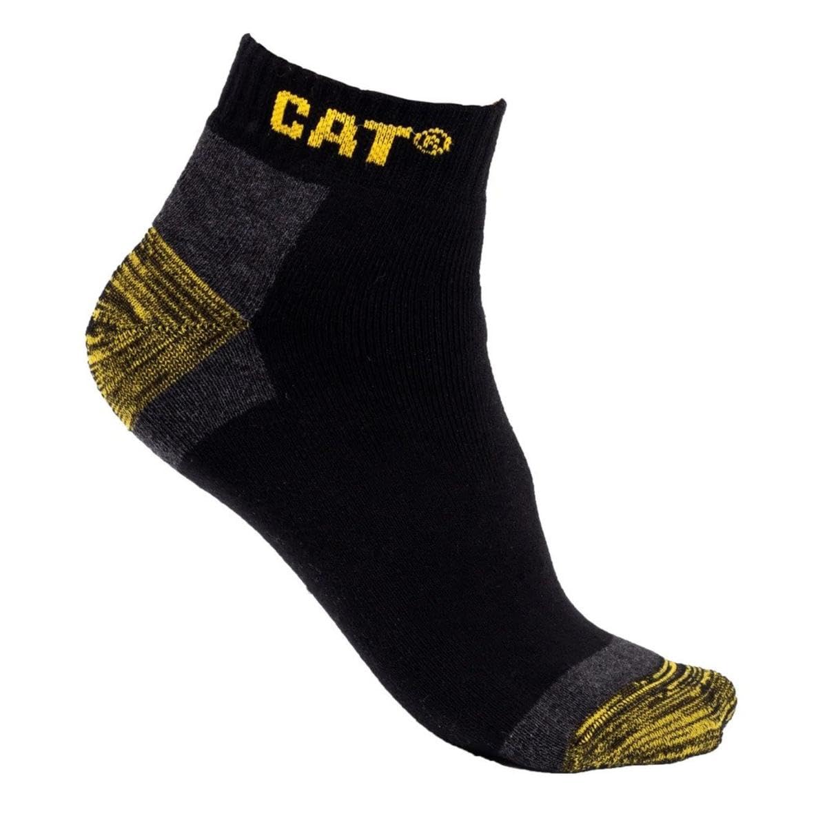 Caterpillar CAT Workwear Mens Premium 3 Pack Pair Trainer Work Socks