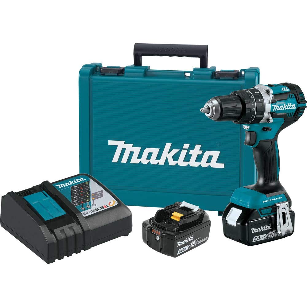 Makita XPH12Z 18V LXT Lithium-Ion Brushless Cordless 1/2" Hammer Driver-Drill, Tool Only