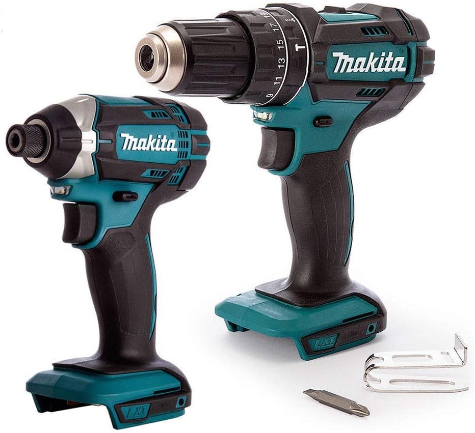 Makita DHP482Z LXT 18V Cordless Combi Drill with DTD152Z Impact Driver Twin Pack