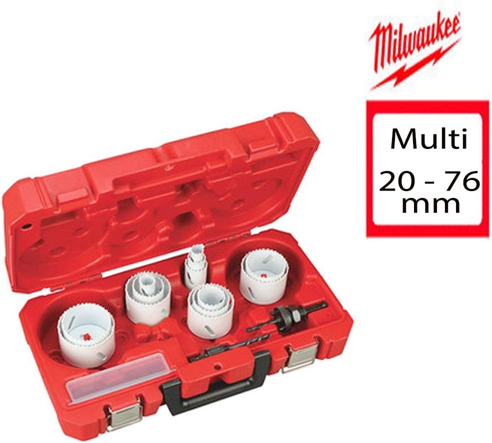 Milwaukee Hole Dolzer Bi-Metal Hole Saw, 17 Piece Set 49224102.