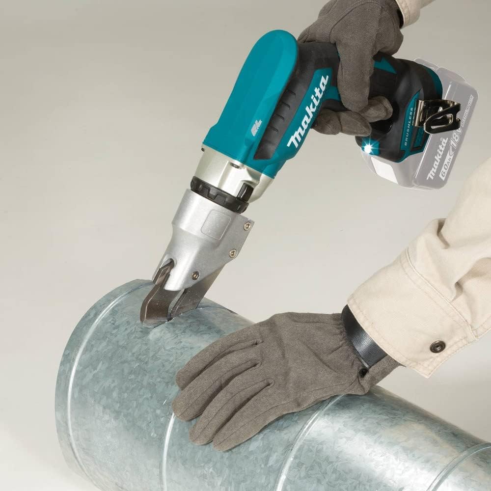 Makita XSJ04Z 18V LXT Lithium-Ion Brushless Cordless 18 Gauge Offset Shear, Tool Only