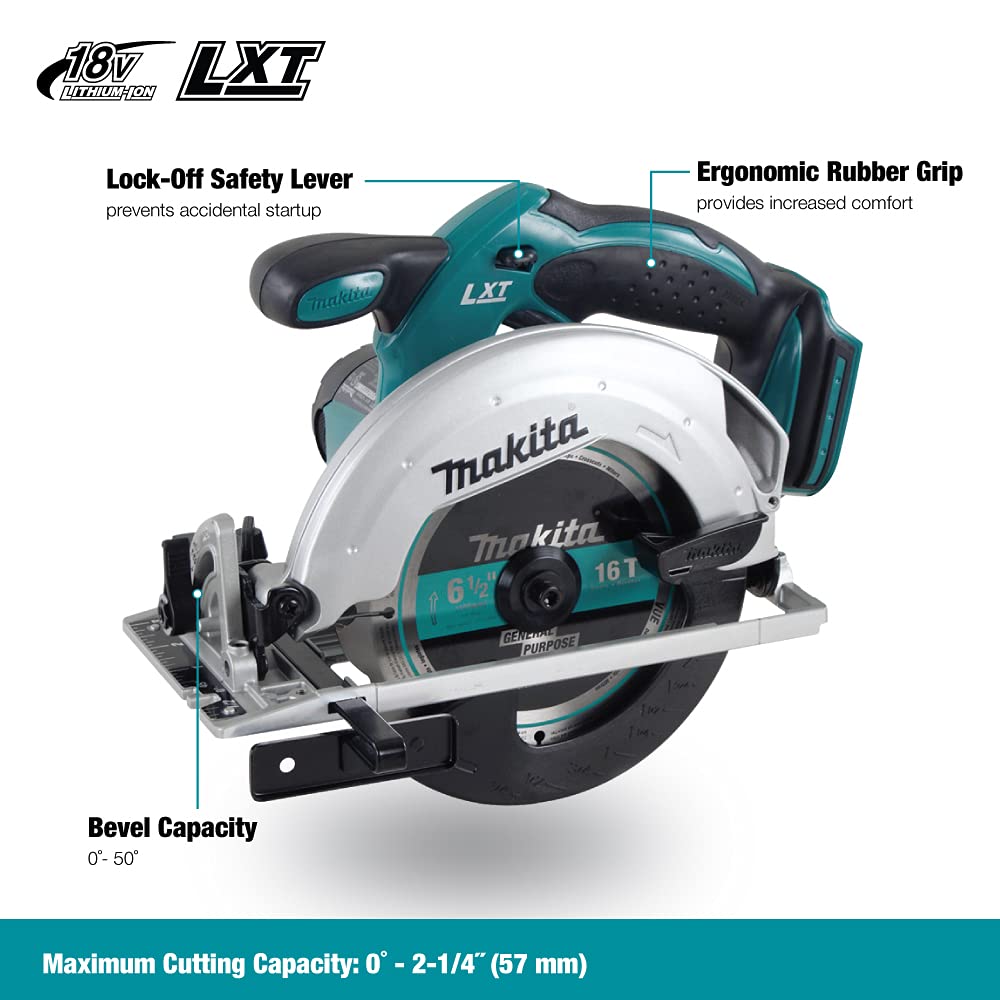 Makita DSS611Z 18V Li-Ion LXT 165mm Circular Saw - Batteries and Charger Not Included