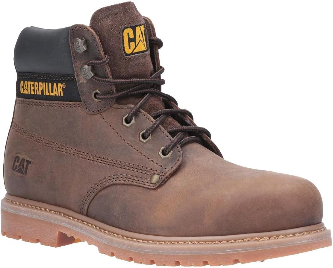 Caterpillar Powerplant Mens Boots Brown 8 UK