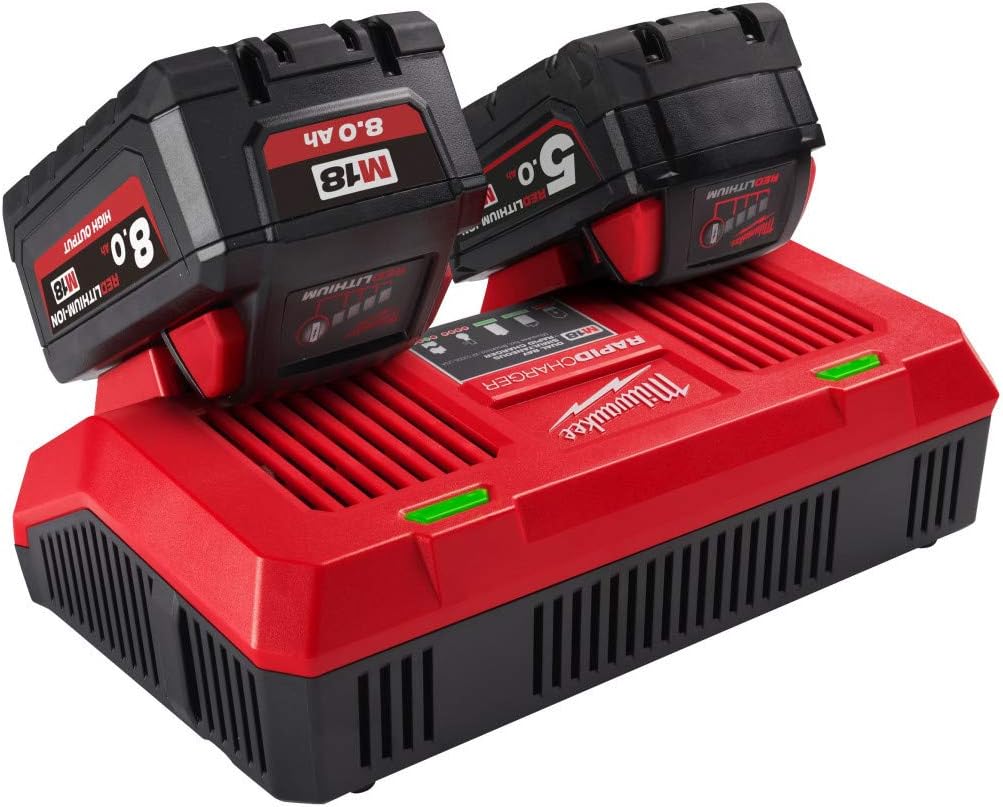 Milwaukee M18 DFC Dual Bay Rapid Charger 4932472074