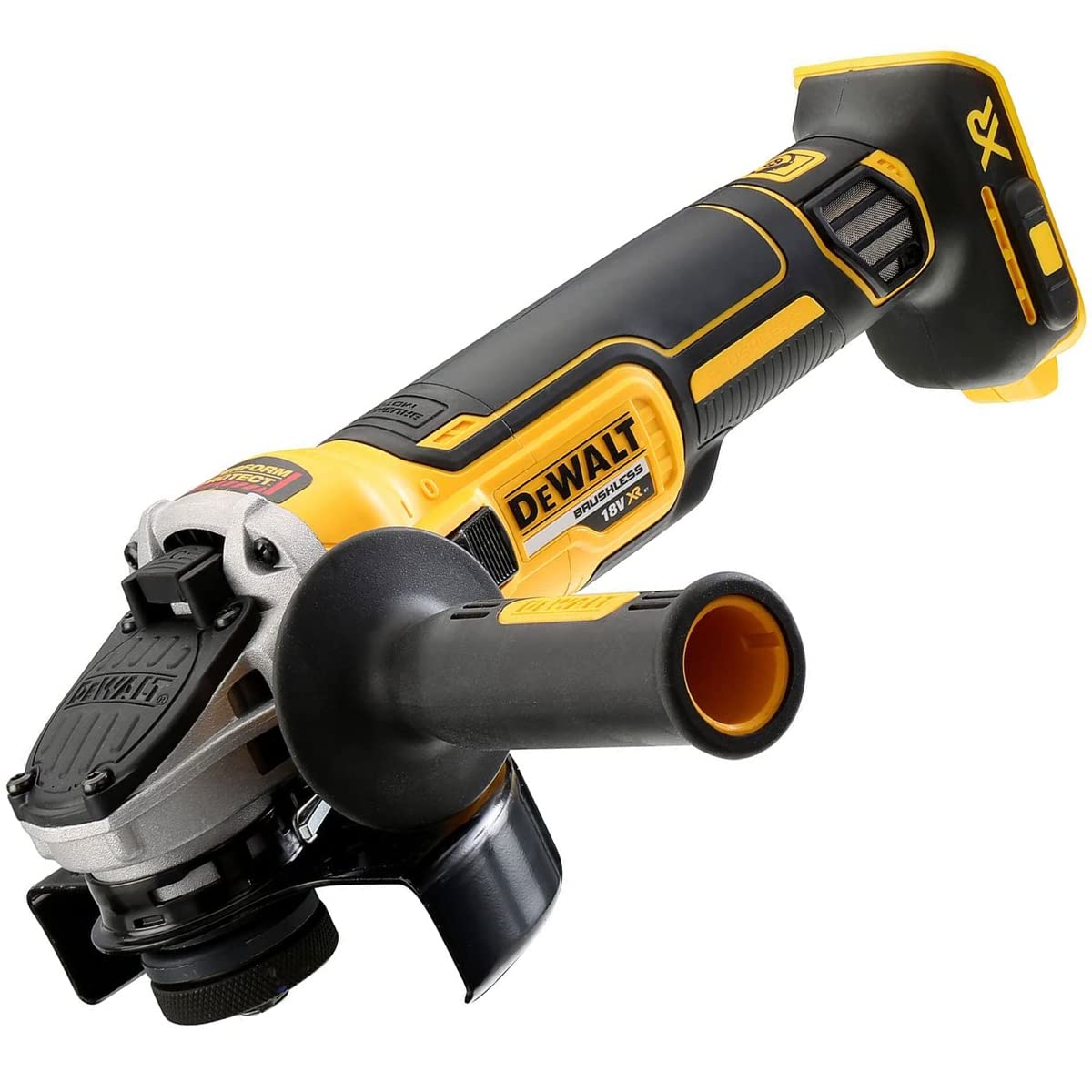 DeWalt DCG405N 18V Brushless 125mm Angle Grinder with 1 x 5.0Ah Battery & Charger