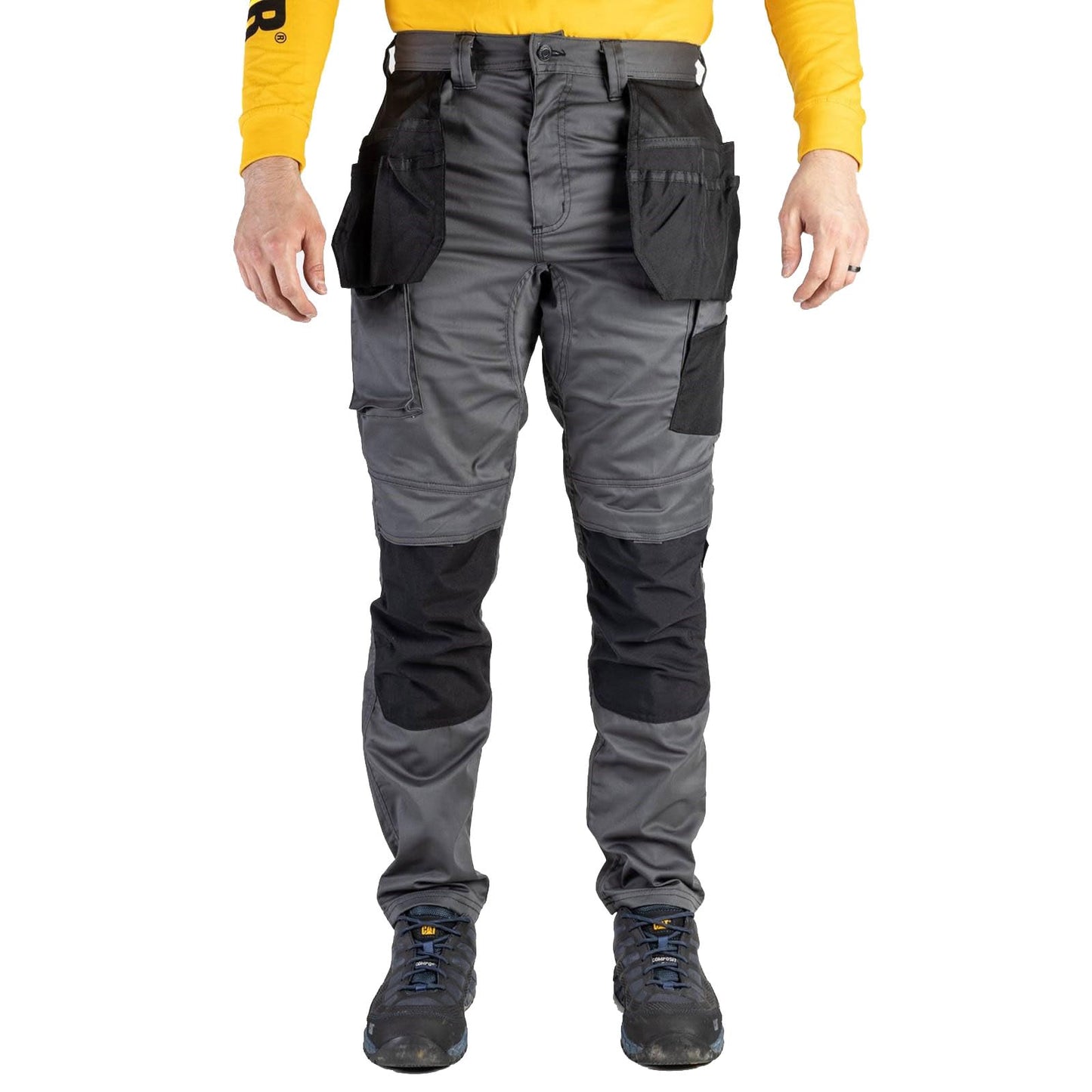 Caterpillar CAT Workwear Mens Essentials Stretch Knee Pocket Trousers