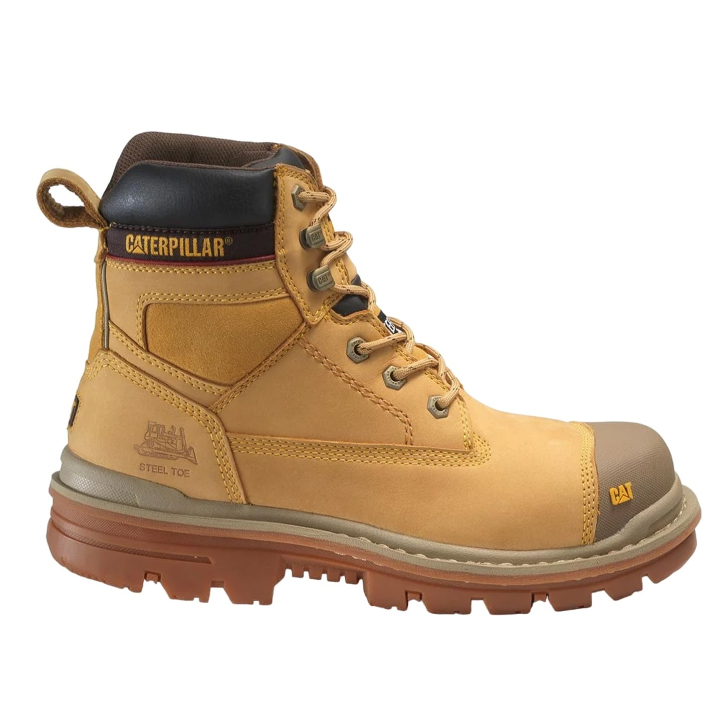 Caterpillar CAT Workwear Mens Gravel 6" Lace Up Leather Safety Boots