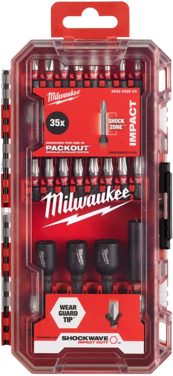 Milwauke Shockwave Impact Duty Bit Set (35 Pieces)