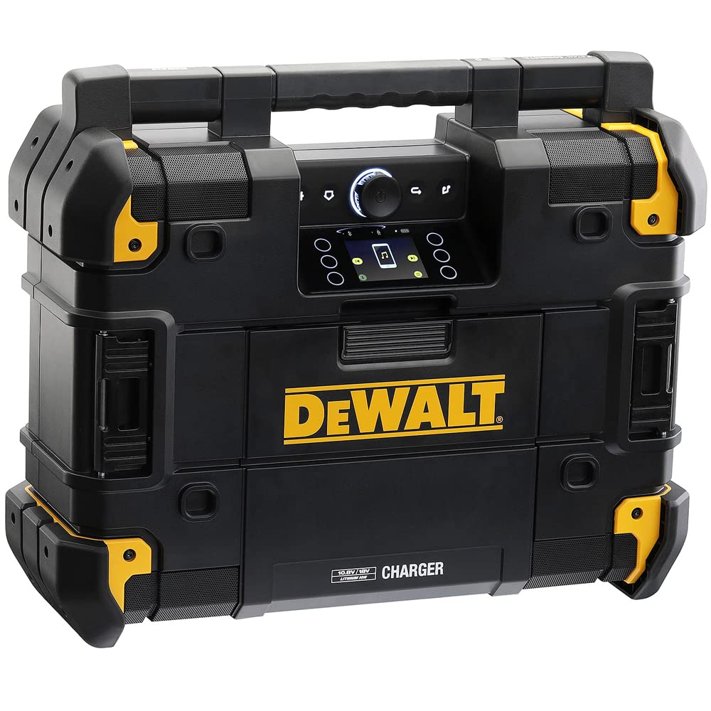 DEWALT DWST1-81079 18V Bluetooth DAB/FM/AM TSTAK Jobsite With 5.0Ah Battery & Charger